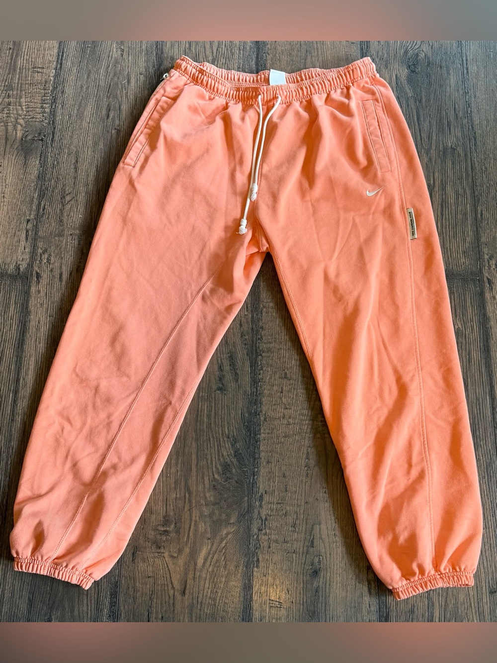 Nike Peach/Coral Sweat Joggers